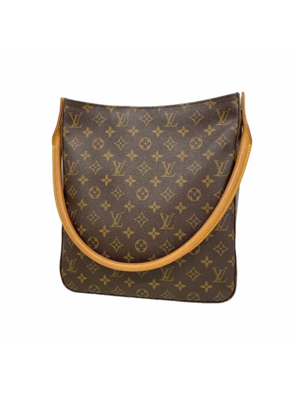 Louis Vuitton Shoulder Bag Monogram Looping GM Brown